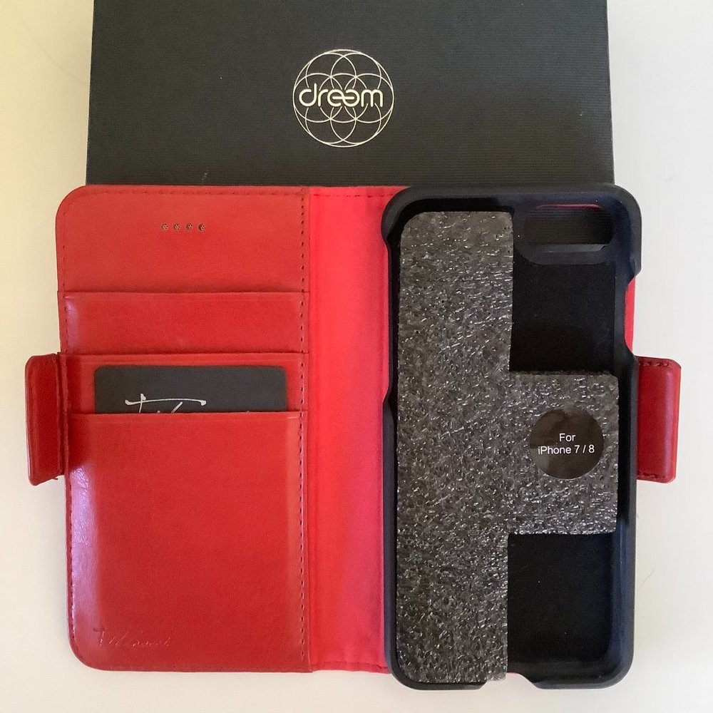 Dreem Fibonacci 2-in-1 Wallet Case for Apple iPhone 7/8 - Luxury Vegan Leather